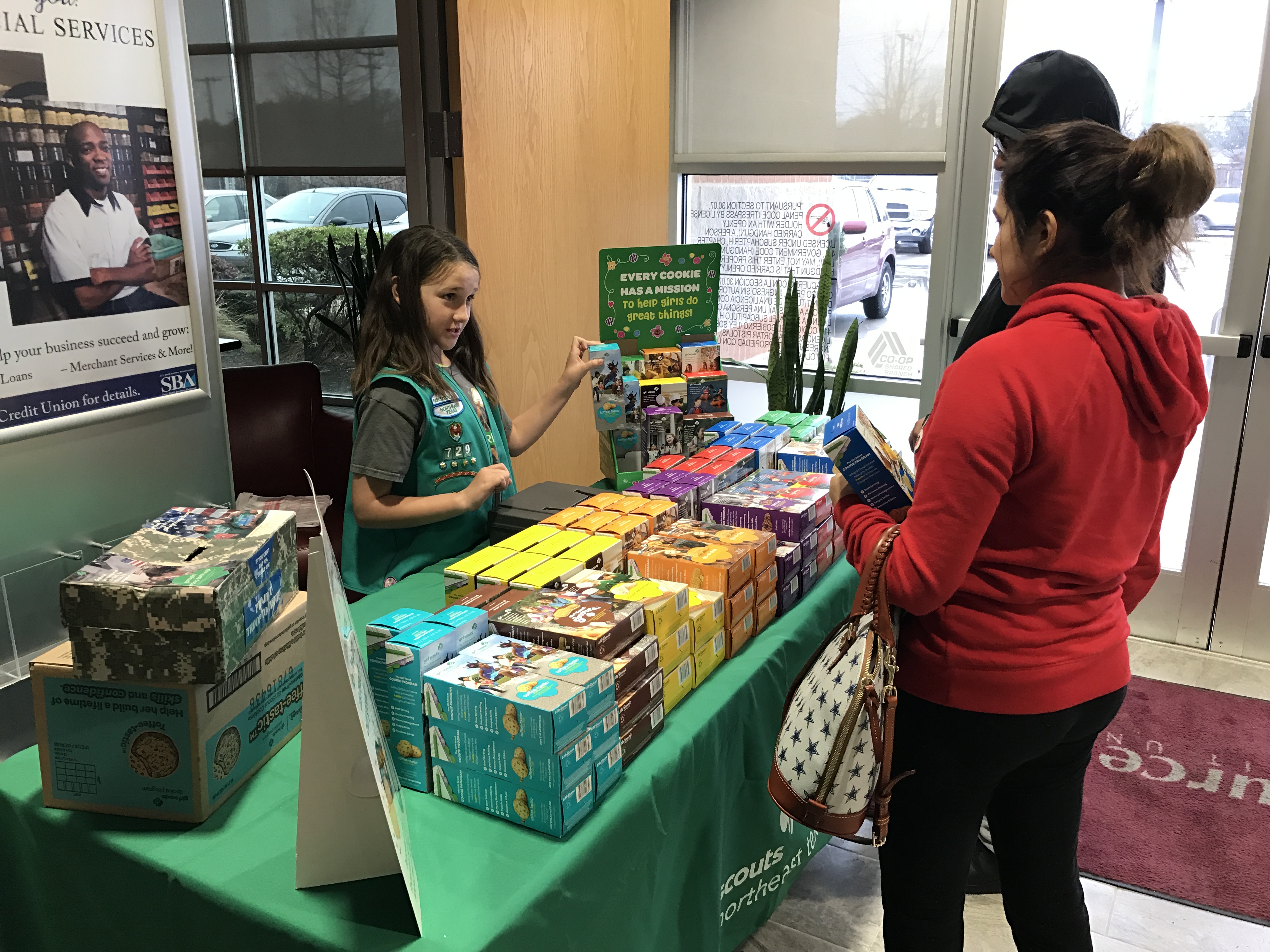 Texas Girl Scout Cookie Sales